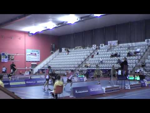MMČR badminton 2014 MD Lukasz MOREN Wojciech SZKUDLARCZYK - Lin CHIA HSUAN Chia Hao LIN game 1