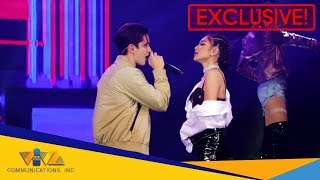 WATCH: Nadine Lustre&#39;s Fierce Dance Grooves while singing with James Reid at Miss Manila!