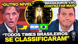IMPRENSA ARGENTINA EM CHOQUE COM SORTEIO E DOMÍNIO DOS BRASILEIROS NA LIBERTADORES E SULA