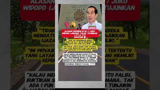 Download lagu Alasan Presiden RI Ke7 Joko Widodo tol4k tujukin Ijazah asli.. mp3 Download lagu Alasan Presiden RI Ke7 Joko Widodo tol4k tujukin Ijazah asli.. mp3