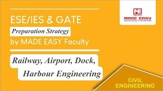 ESE Preparation for Railway, Airport, Dock, Harbour Engineering