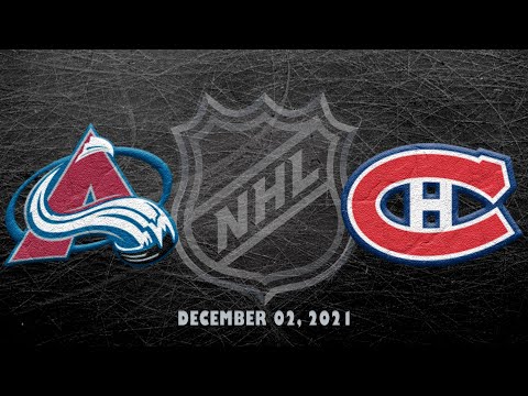 NHL Avalanche vs Canadiens | Dec.02, 2021