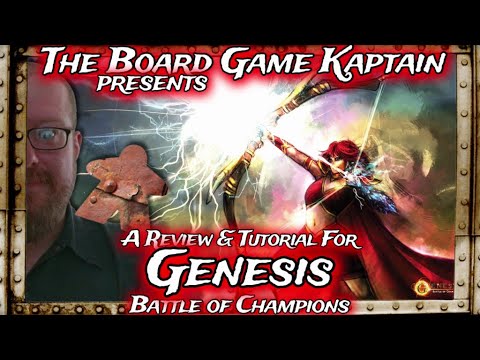 The Board Game Kaptain's Review & Tutorial for Genesis: Battle of Champions 