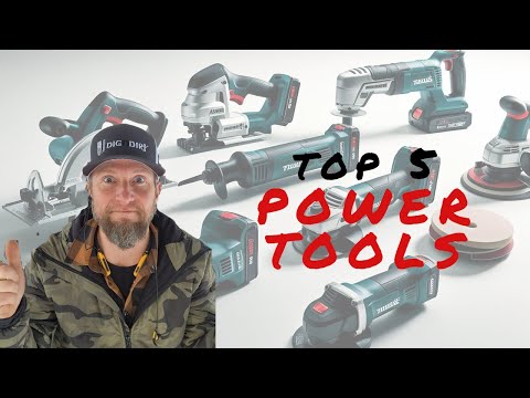 Top 5 must have power tools that fit in your hand. Complete YOUR OWN DIY projects.