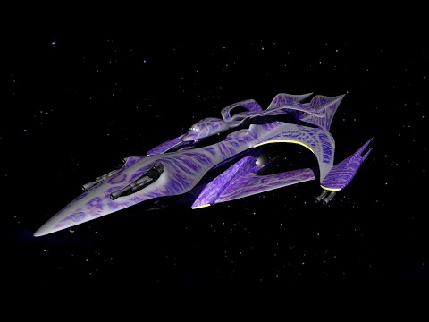 Babylon 5 Advanced Omega Destroyers vs White Star fleet battle- Topaz AI enhanced