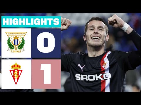 CD LEGANÉS 0 - 1 REAL SPORTING | RESUMEN LALIGA HYPERMOTION