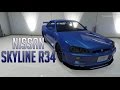 Nissan R34 GTR 0.1 for GTA 5 video 6