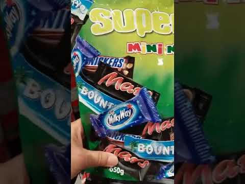 5 Super Mix Chocolates M&M's #snickers #mars #bounty #milkyway  #chocolate  #shorts #asmrsounds
