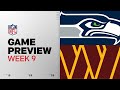 Seattle Seahawks Vs Washington Commanders Week 9 Game Preview