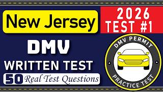 2026 New Jersey DMV Written Test 1 | 50 Real Test Questions | New Jersey DMV Practice Test