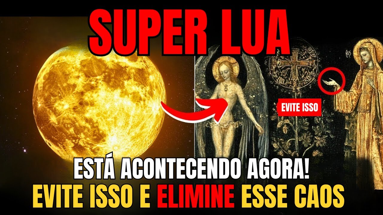 CUIDADO! JÁ CHEGOU! Evite essas coisas antiespirituais durante a SUPERLUA! 19 OUT 2024!