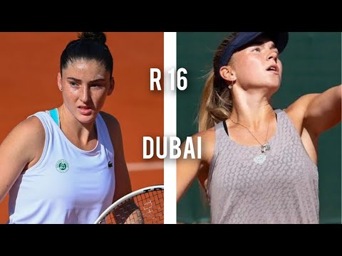 Elsa Jacquemot ( France ) VS Maria Timofeeva ( Russia ) | W100 Dubai Open 2022 | Round of 16