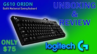 Video thumbnail for Logitech G610 Keyboard Unboxing & Review by Grant Butler
