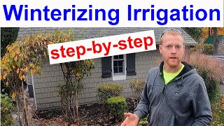 How To Winterize Your Irrigation Systems The Right Way | Professional Tutorial