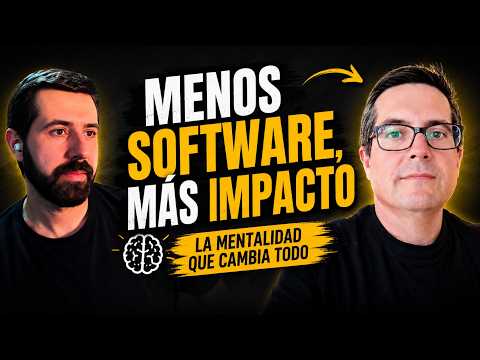 Edu Ferro: Por qué menos software es más impacto