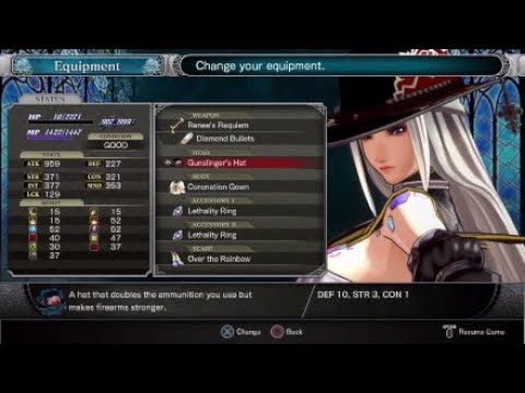 Bloodstained OP Endgame Pistol Build (3755 crit dmg)