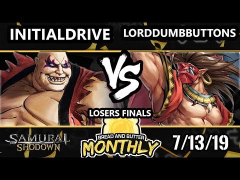 BnB 14 SamSho - Initialdrive (Earthquake) Vs. LordDumbButtons (Tam Tam) - Samurai Shodown L. Finals