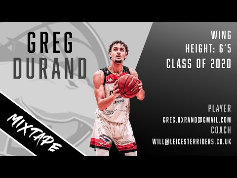 Greg Durand - 6'5 Wing - Class of 2020
