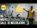 Ma nouvelle salle de MUSCULATION! (confinement OBLIGE)💊