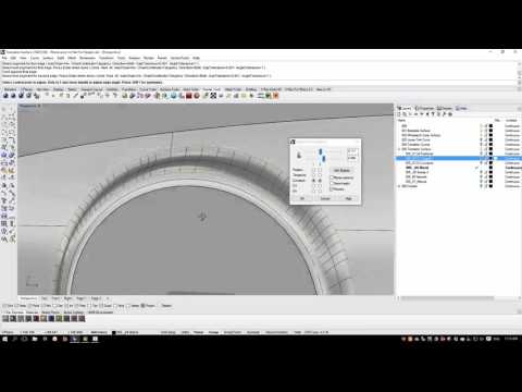 Creating and Controlling a Transitional Surface in Rhino3d