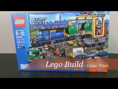 Lego Build - Lego City Cargo Train Set #60052 - Part1