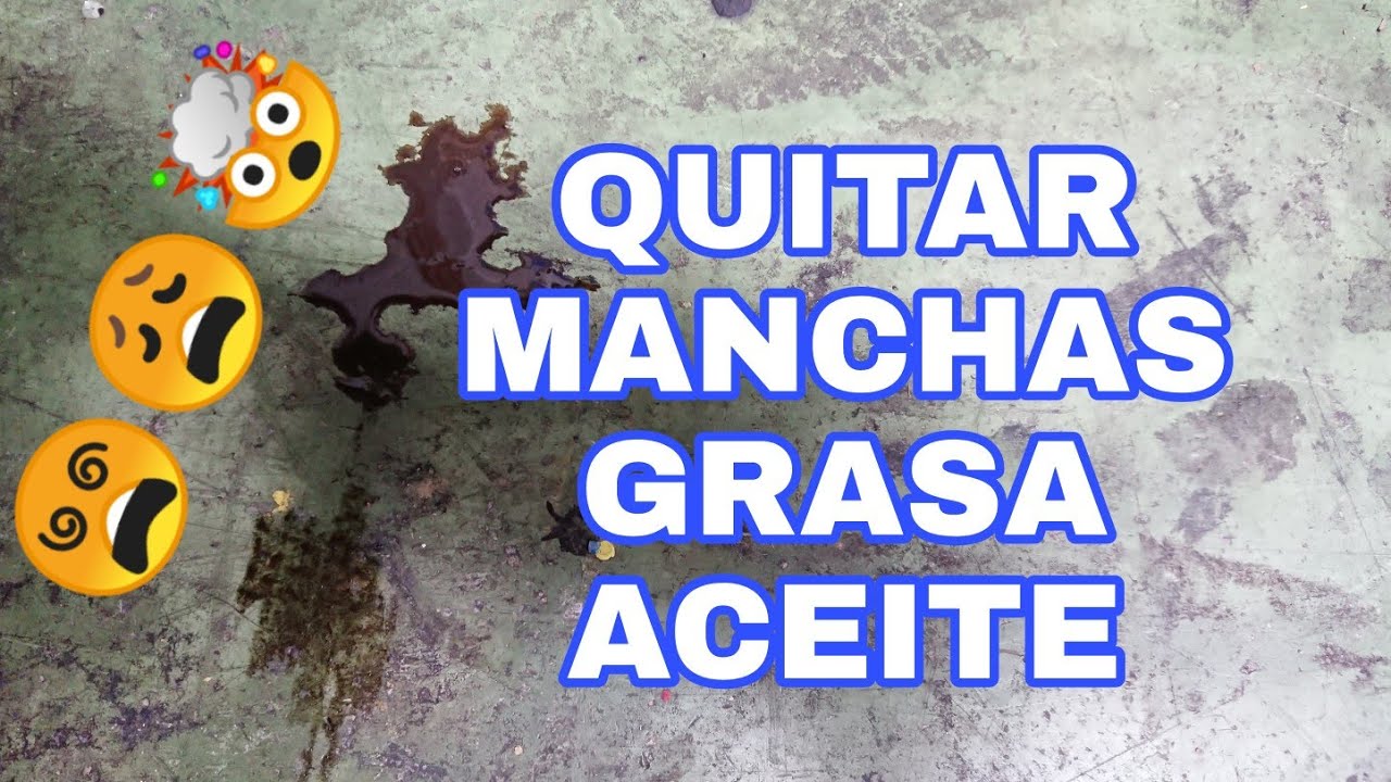 CÓMO LIMPIAR MANCHAS GRASA Y ACEITE USADO. Rápido fácil barato, apto moñas