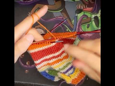 Leitern an Nadelübergängen vermeiden #stricken #nadelspiel