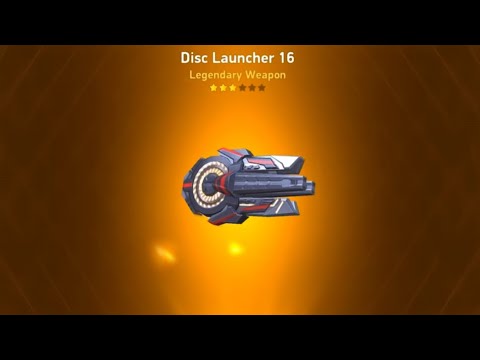 DISC LAUNCHER 16!?! | NEW WEAPON in Mech Arena