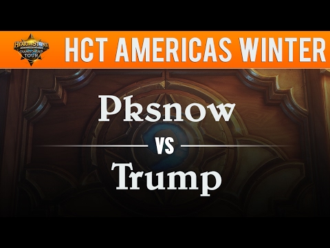 Pksnow vs Trump - Hearthstone Championship Tour Americas 2017:  Round 1