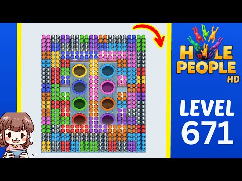 Hole People Level 671 Solution Walkthrough