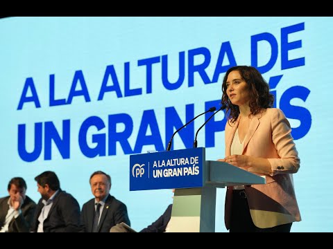 Isabel Díaz Ayuso interviene en la 25 Interparlamentaria PP