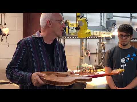 Guitar build with Paul Reed Smith - Grain Filler