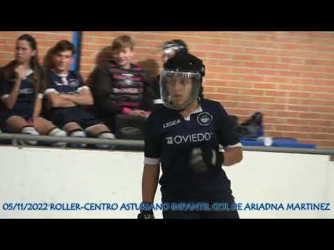 20221105 ROLLER-CENTRO ASTURIANO INFANTIL 04 GOL DE ARIADNA MARTINEZ FERNANDEZ
