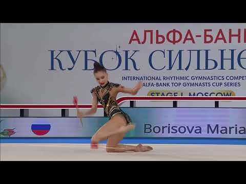 🥇Maria Borisova clubs final International RG Competition Top Gymnasts Cup Stage 1 2025 28.80