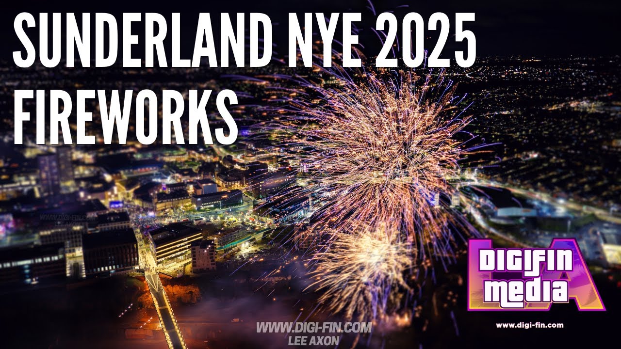 Sunderland NYE 2025 Fireworks
