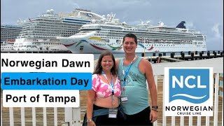 Norwegian Dawn Embarkation Day | Port of Tampa Cruise Vlog 🚢