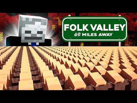 I Took 1,000,000 Villagers To FOLK VALLEY