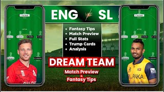 England vs Srilanka Dream11 Match Live Discussion: Pitch Report, Trump Card Picks and Grand League