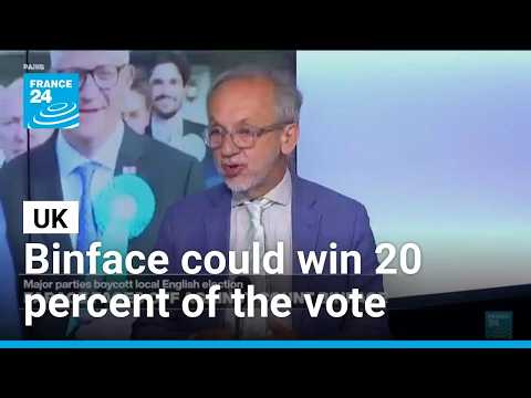 Farage face off against Count Binface: 