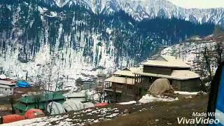preview picture of video 'Kel To Sharda Azad Kashmir ... heavy snowfall'