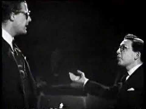 Desmond Leslie Punches Bernard Levin - BBC - 1963