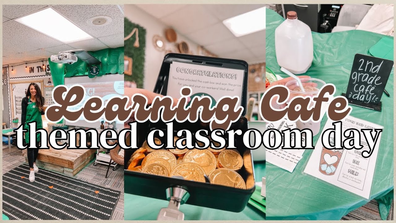 Learning Cafe Coffee Shop Classroom Transformation | Starbucks Inspired Classroom  Transformation
