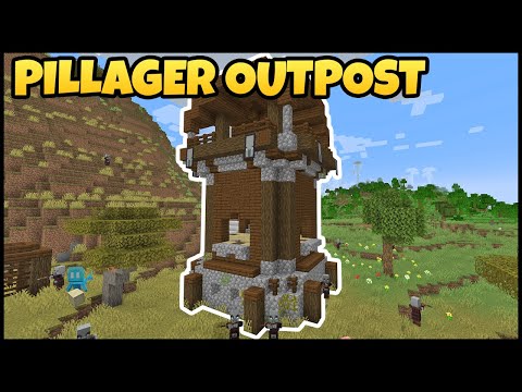 RajCraft - Where To Find PILLAGER OUTPOST In MINECRAFT