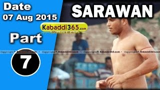 (1) Sarawan (Faridkot)  Kabaddi Tournament 7-8-2015
