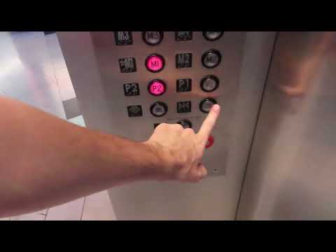 Montgomery traction elevators at Circle Center mall, Indianapolis IN