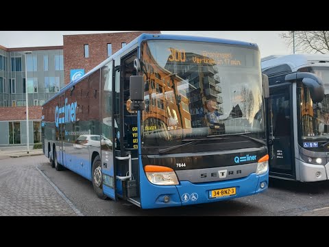 Qbuzz Qliner 7644 als Lijn 300 naar Hoofdstation Groningen