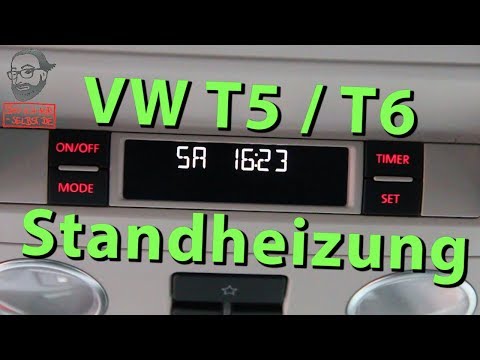 VW T5 / T6 auxiliary heater / air auxiliary heater: operation and details