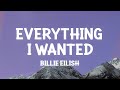 Billie Eilish Everything I Wanted Lyrics