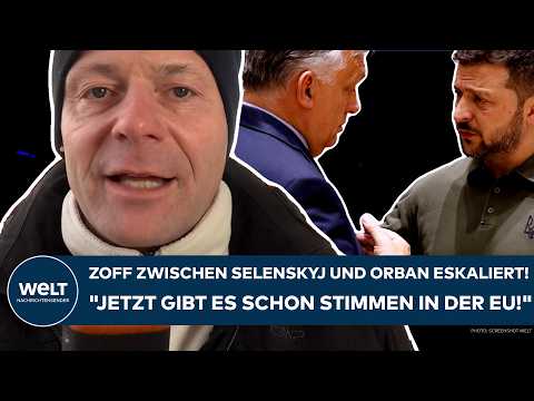 UKRAINE-KRIEG: Zoff zwischen Selenskyj und Orban eskaliert! "Jetzt gibt es schon Stimmen in der EU!"