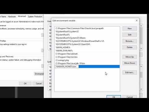 Maven Environment Variable Setup